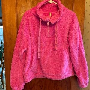 Free People Movement Cozy Pink Pullover